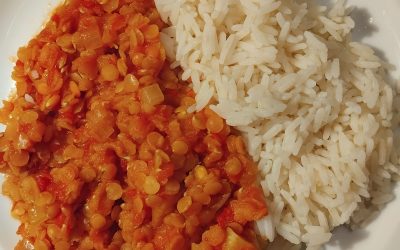 Idée recette – Dahl de lentilles et riz basmati